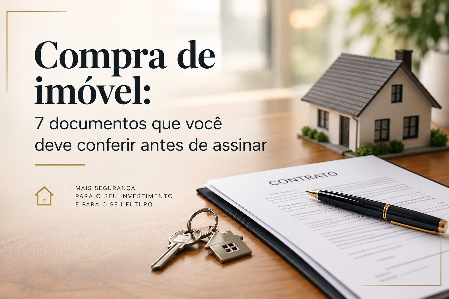 Compra de imóvel: 7 documentos que você deve conferir antes de assinar