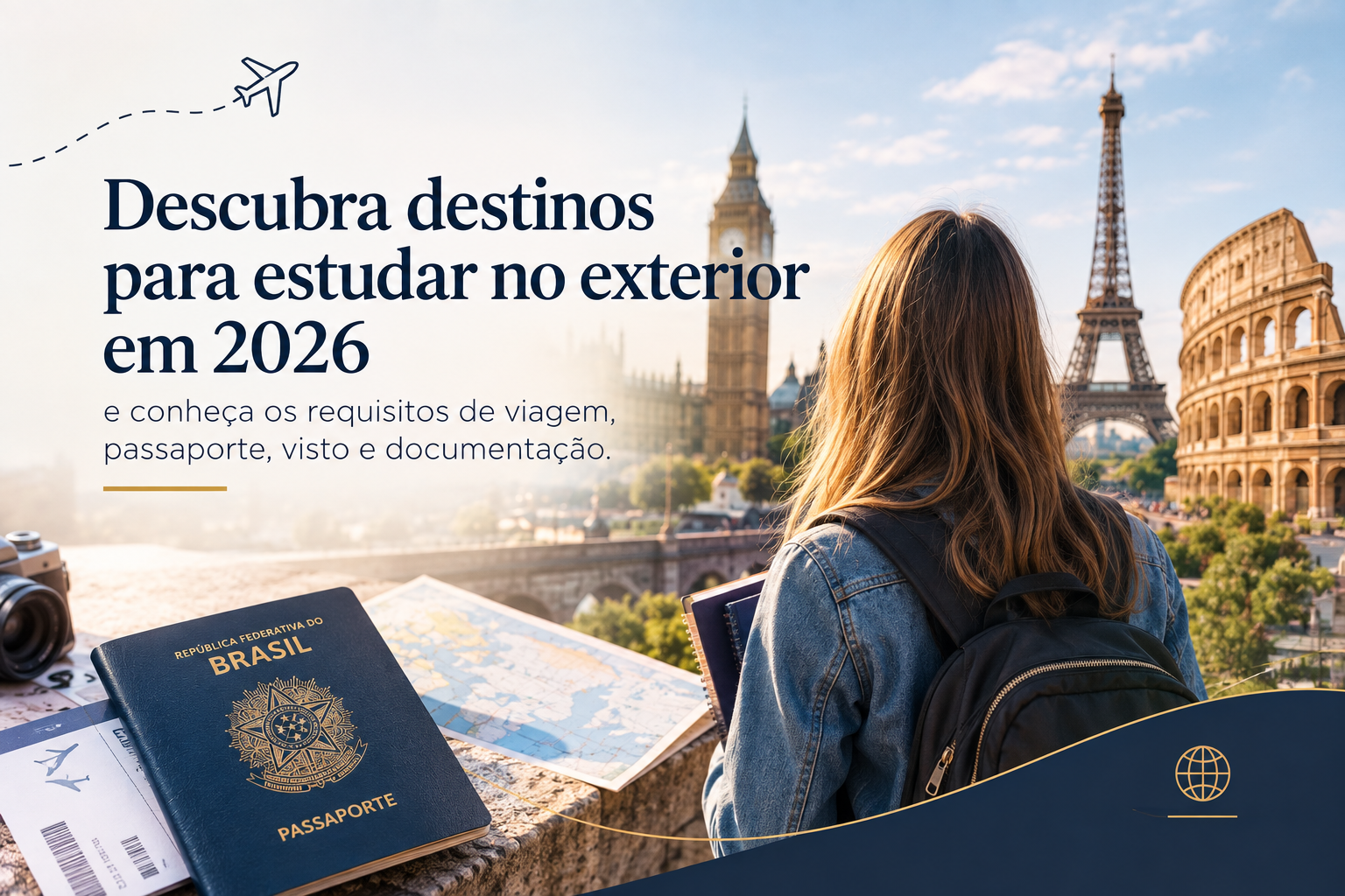 Melhores países para brasileiros que desejam sair do Brasil temporariamente para estudar em 2026